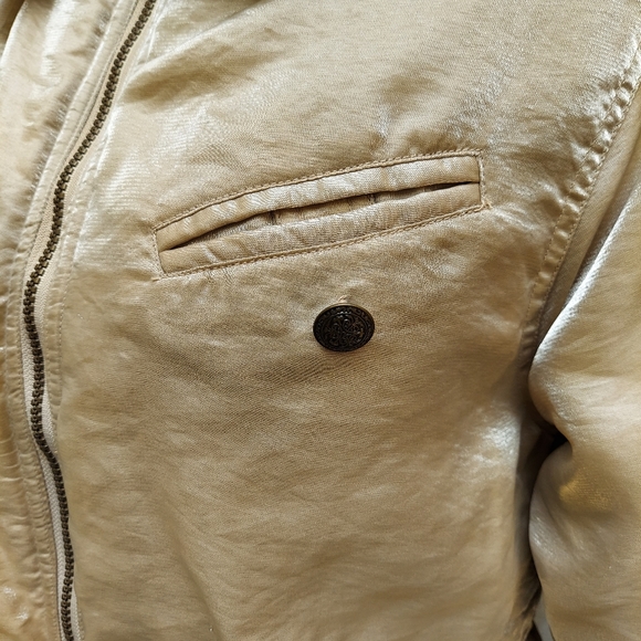 Rothschild Girl's Champagne Gold Puffer Jacket L - Picture 7 of 16